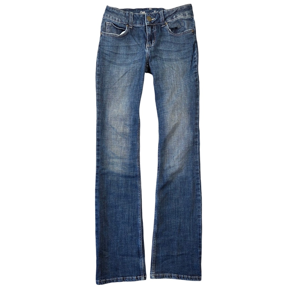Wrangler Womens Boot Cut Jeans Medium Wash Blue Stretch Denim 09MWZDO Size 5x34
